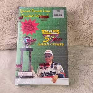 1995 Traks 5th Anniversary Private Issue Limited Edition Race Cards Sealed Box